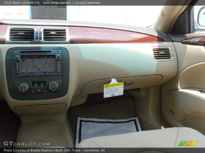 Sand Beige Metallic / Cocoa/Cashmere 2010 Buick Lucerne CXL