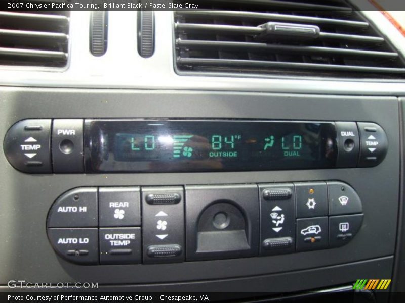 Brilliant Black / Pastel Slate Gray 2007 Chrysler Pacifica Touring