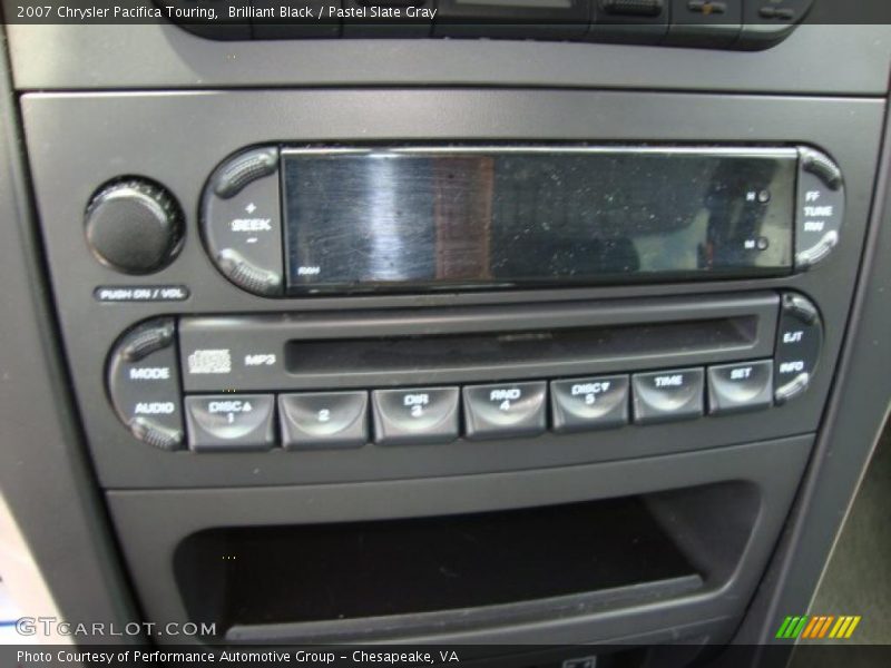 Brilliant Black / Pastel Slate Gray 2007 Chrysler Pacifica Touring