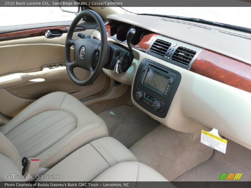 Sand Beige Metallic / Cocoa/Cashmere 2010 Buick Lucerne CXL