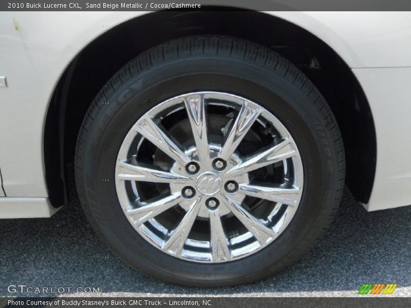 Sand Beige Metallic / Cocoa/Cashmere 2010 Buick Lucerne CXL