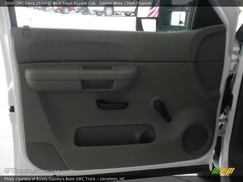 Summit White / Dark Titanium 2009 GMC Sierra 2500HD Work Truck Regular Cab