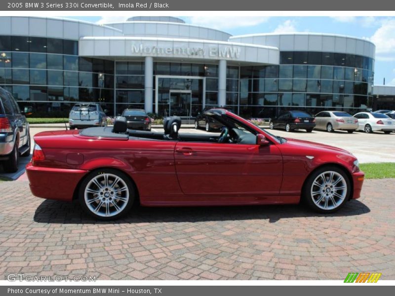 Imola Red / Black 2005 BMW 3 Series 330i Convertible