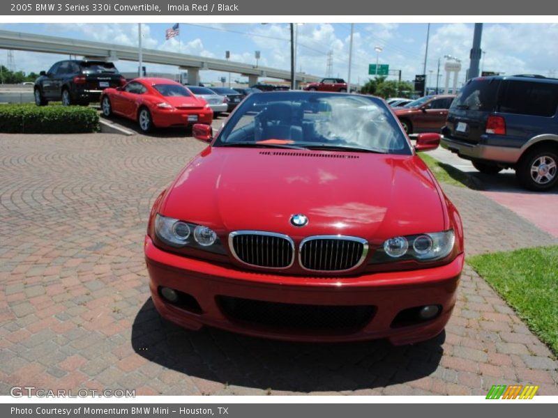 Imola Red / Black 2005 BMW 3 Series 330i Convertible