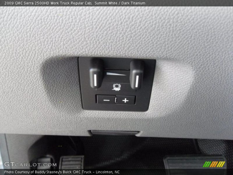 Summit White / Dark Titanium 2009 GMC Sierra 2500HD Work Truck Regular Cab