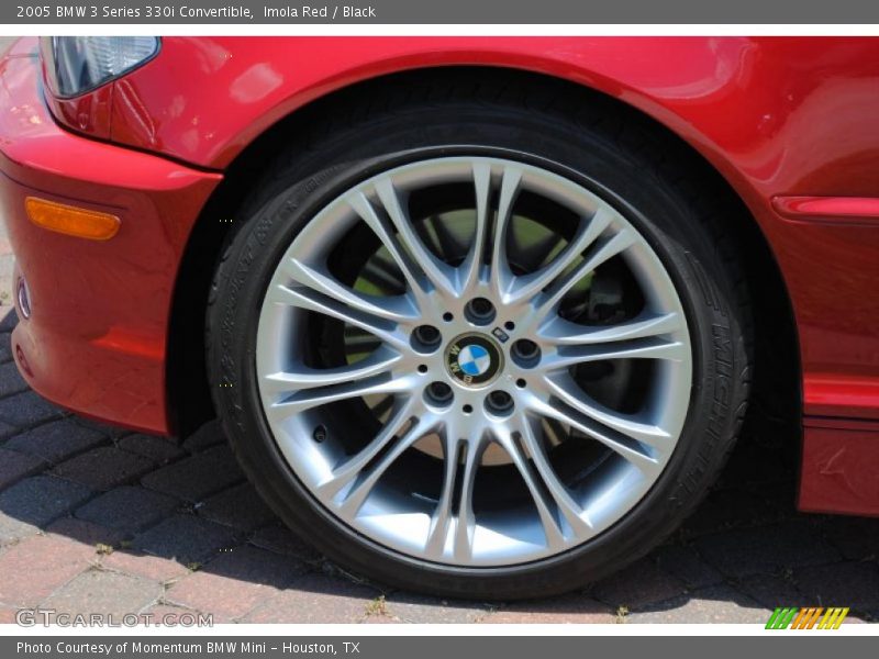 Imola Red / Black 2005 BMW 3 Series 330i Convertible