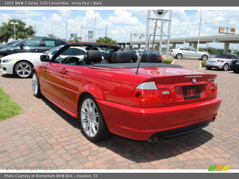 Imola Red / Black 2005 BMW 3 Series 330i Convertible