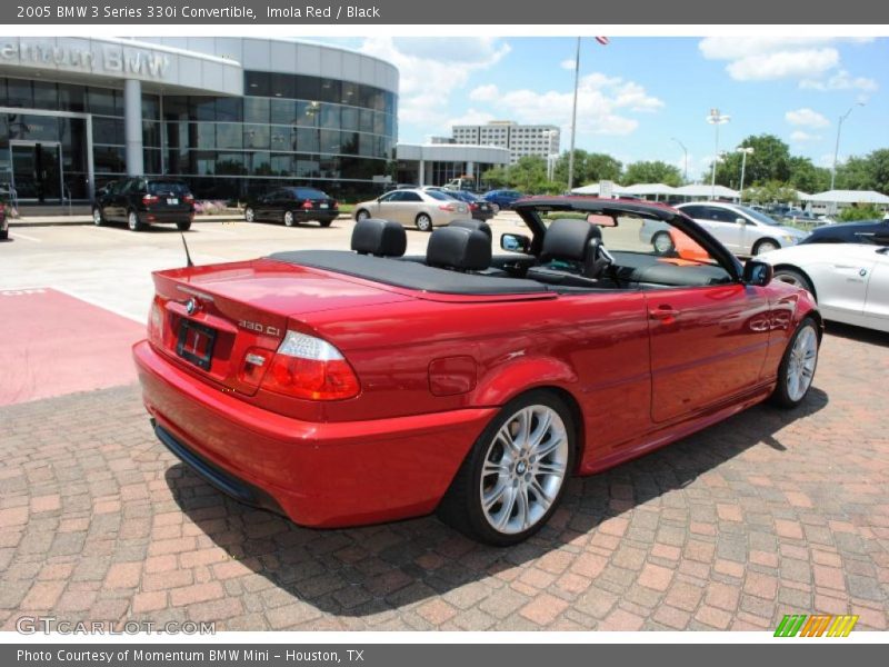 Imola Red / Black 2005 BMW 3 Series 330i Convertible