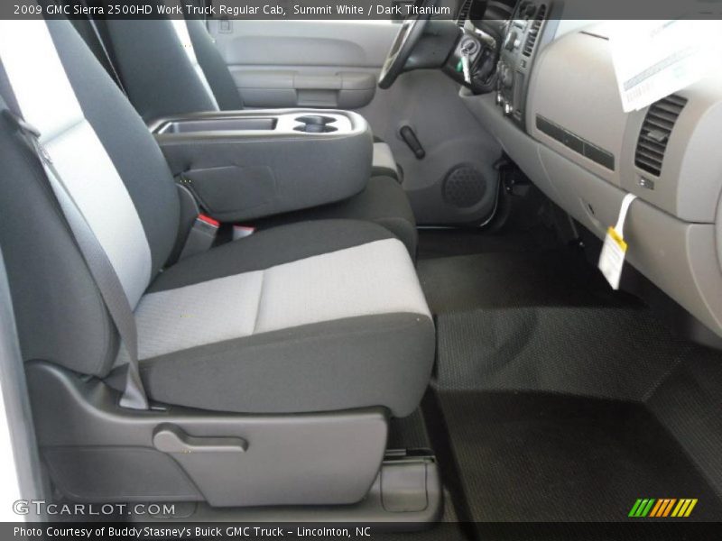 Summit White / Dark Titanium 2009 GMC Sierra 2500HD Work Truck Regular Cab