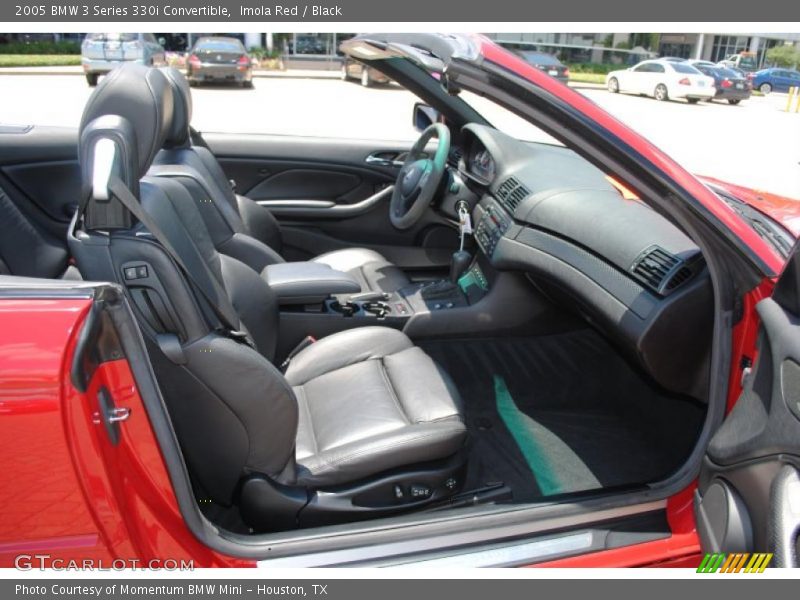 Imola Red / Black 2005 BMW 3 Series 330i Convertible