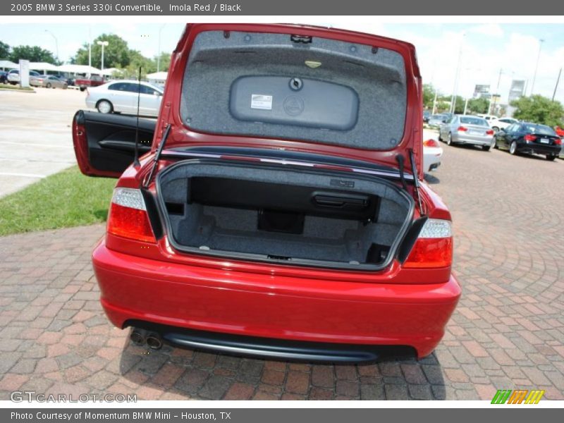 Imola Red / Black 2005 BMW 3 Series 330i Convertible