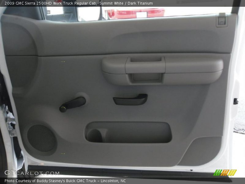 Summit White / Dark Titanium 2009 GMC Sierra 2500HD Work Truck Regular Cab
