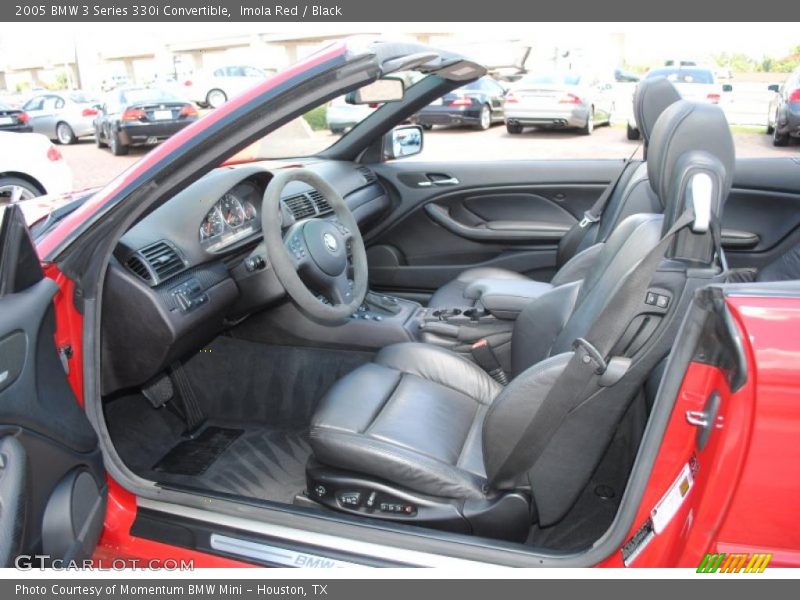 Imola Red / Black 2005 BMW 3 Series 330i Convertible