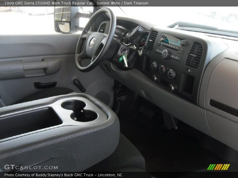 Summit White / Dark Titanium 2009 GMC Sierra 2500HD Work Truck Regular Cab