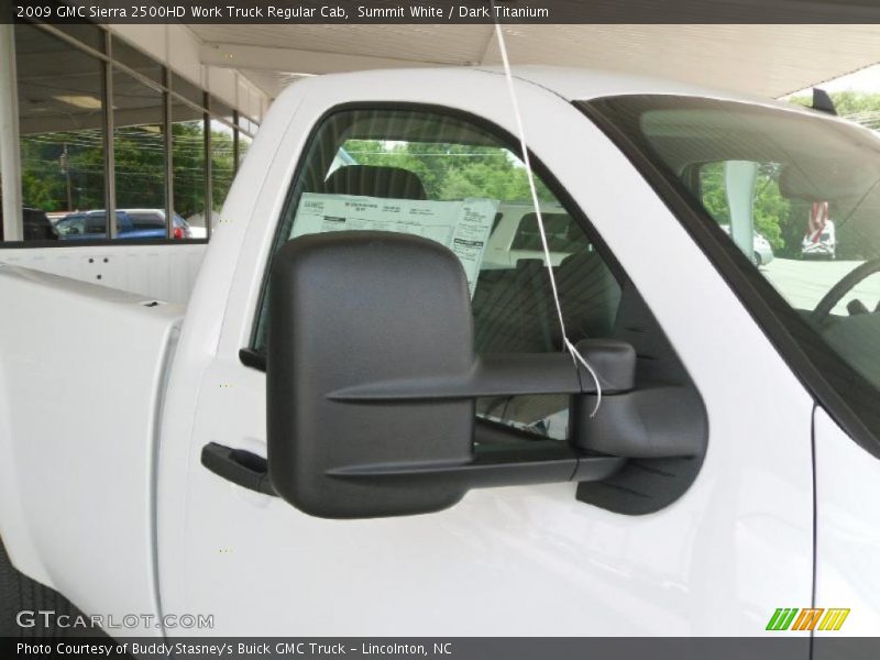Summit White / Dark Titanium 2009 GMC Sierra 2500HD Work Truck Regular Cab