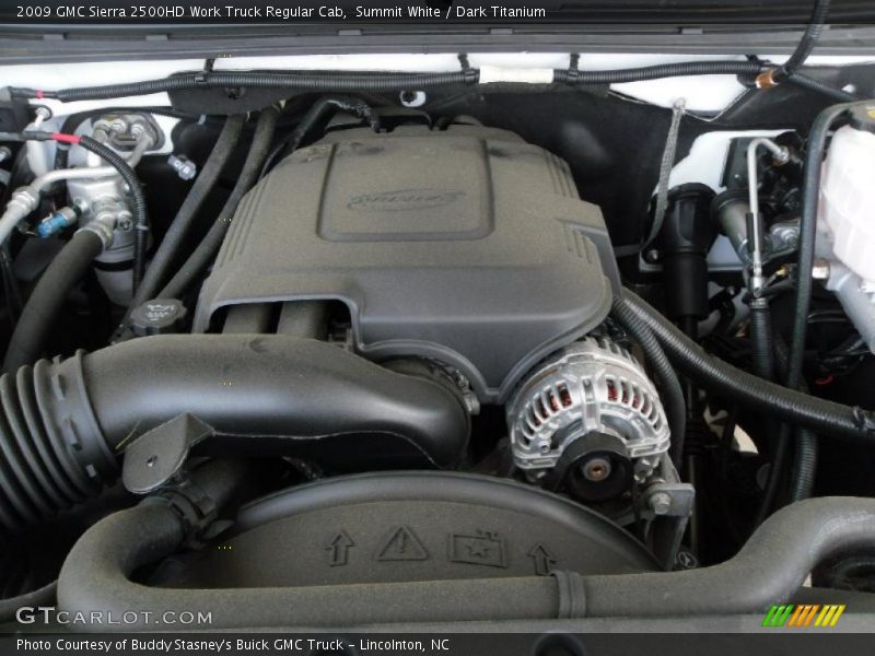 Summit White / Dark Titanium 2009 GMC Sierra 2500HD Work Truck Regular Cab