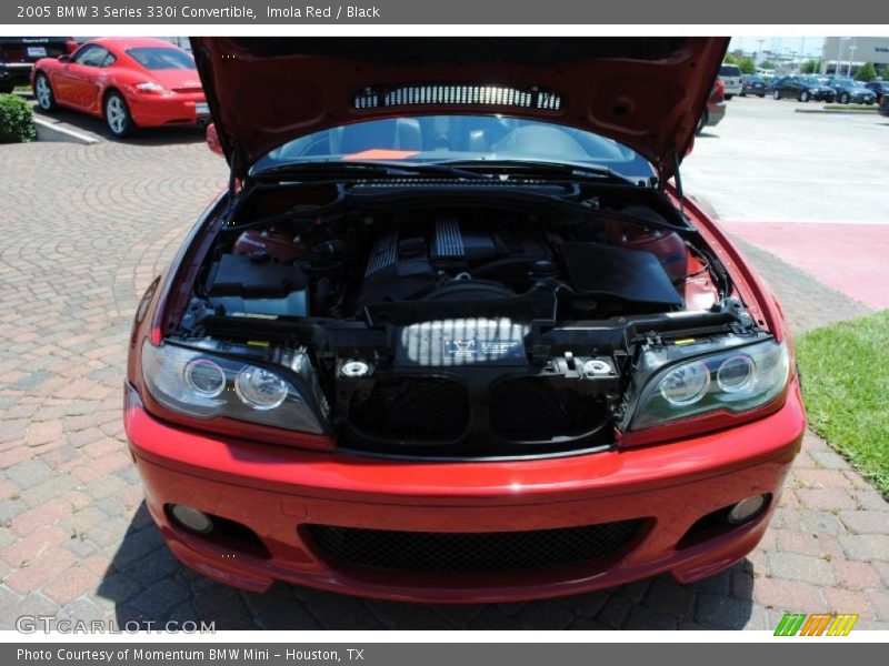 Imola Red / Black 2005 BMW 3 Series 330i Convertible