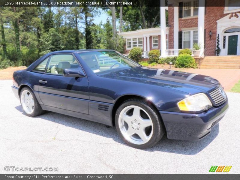 Midnight Blue / Parchment Beige 1995 Mercedes-Benz SL 500 Roadster