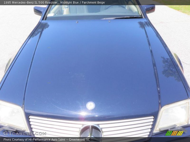 Midnight Blue / Parchment Beige 1995 Mercedes-Benz SL 500 Roadster