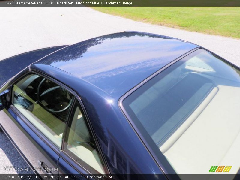 Midnight Blue / Parchment Beige 1995 Mercedes-Benz SL 500 Roadster