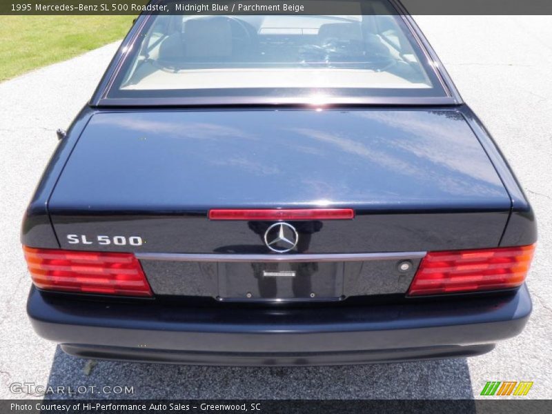 Midnight Blue / Parchment Beige 1995 Mercedes-Benz SL 500 Roadster