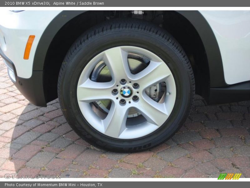 Alpine White / Saddle Brown 2010 BMW X5 xDrive30i