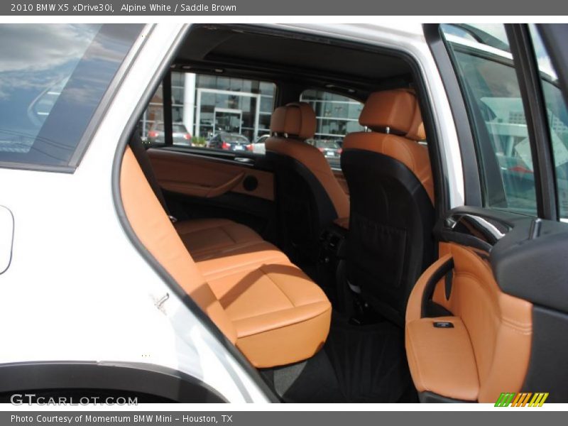 Alpine White / Saddle Brown 2010 BMW X5 xDrive30i