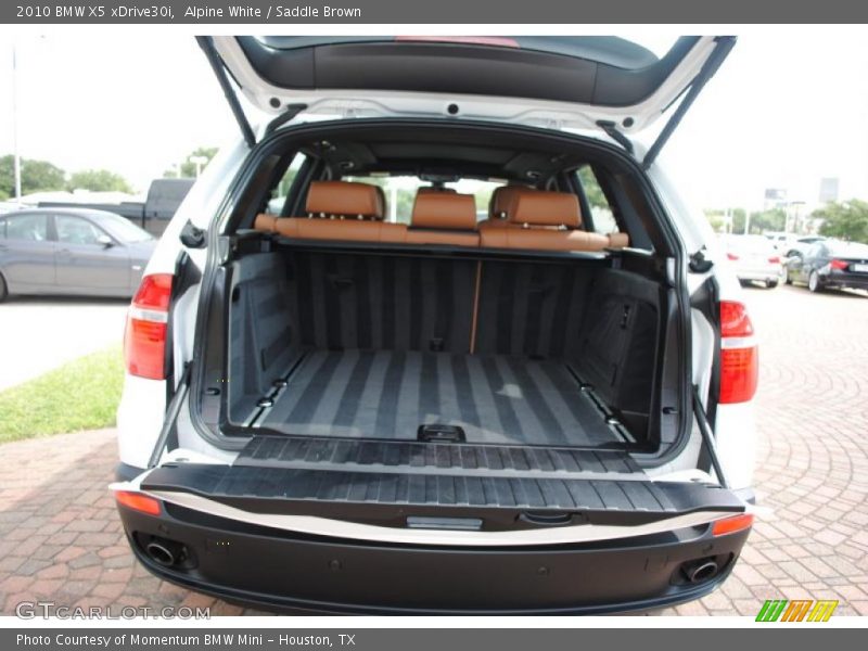 Alpine White / Saddle Brown 2010 BMW X5 xDrive30i