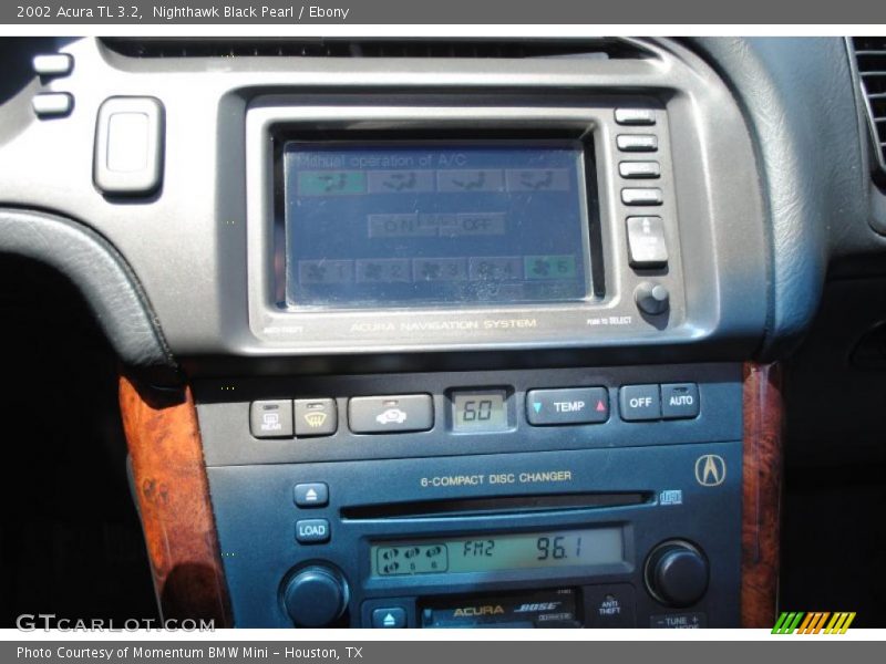 Nighthawk Black Pearl / Ebony 2002 Acura TL 3.2