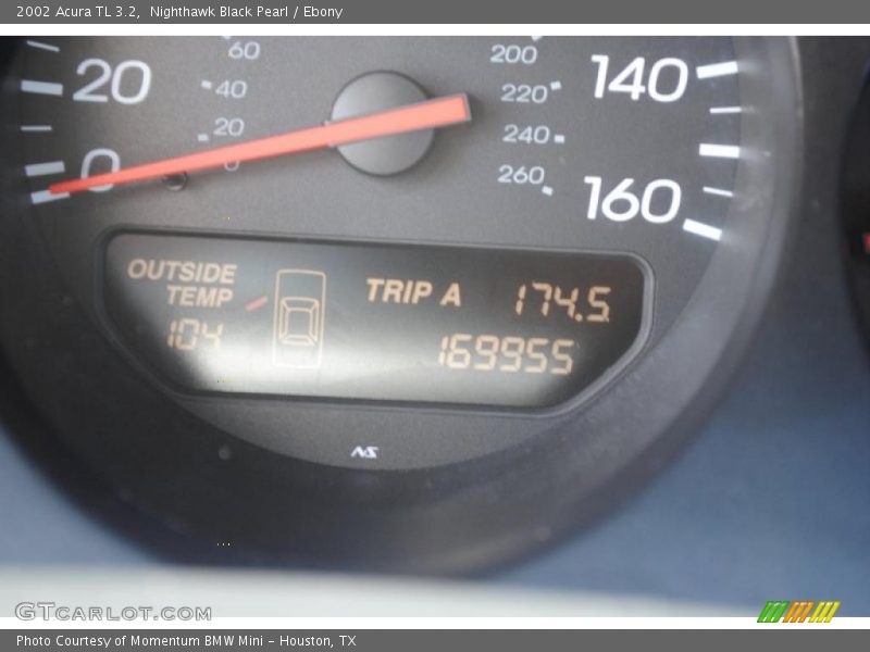 Nighthawk Black Pearl / Ebony 2002 Acura TL 3.2