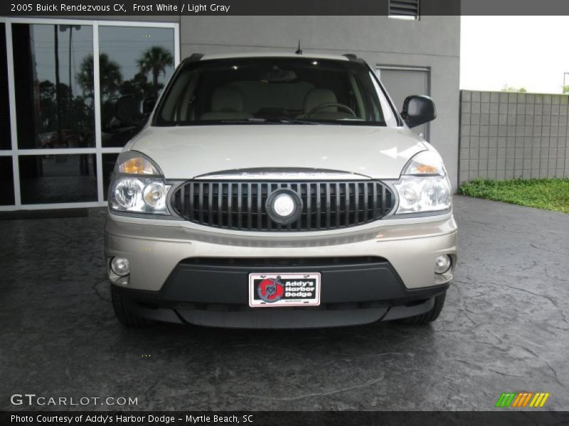Frost White / Light Gray 2005 Buick Rendezvous CX