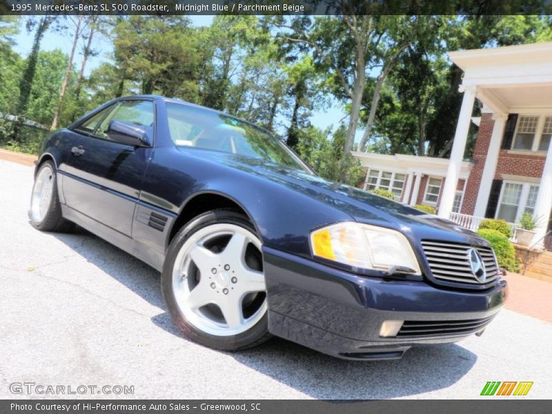 Midnight Blue / Parchment Beige 1995 Mercedes-Benz SL 500 Roadster