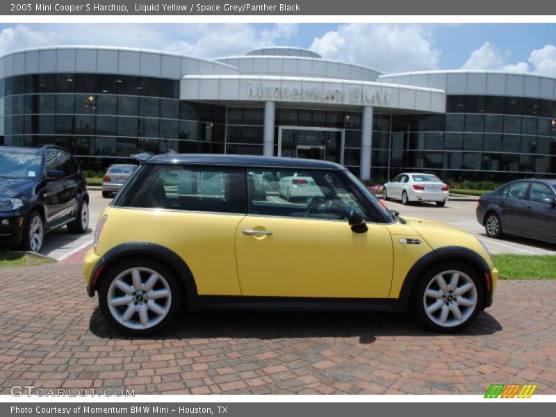 Liquid Yellow / Space Grey/Panther Black 2005 Mini Cooper S Hardtop