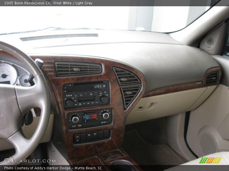 Frost White / Light Gray 2005 Buick Rendezvous CX