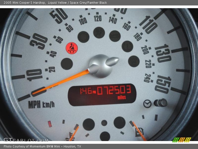 Liquid Yellow / Space Grey/Panther Black 2005 Mini Cooper S Hardtop