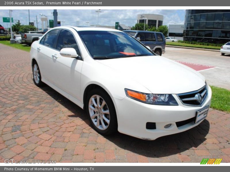 Premium White Pearl / Parchment 2006 Acura TSX Sedan