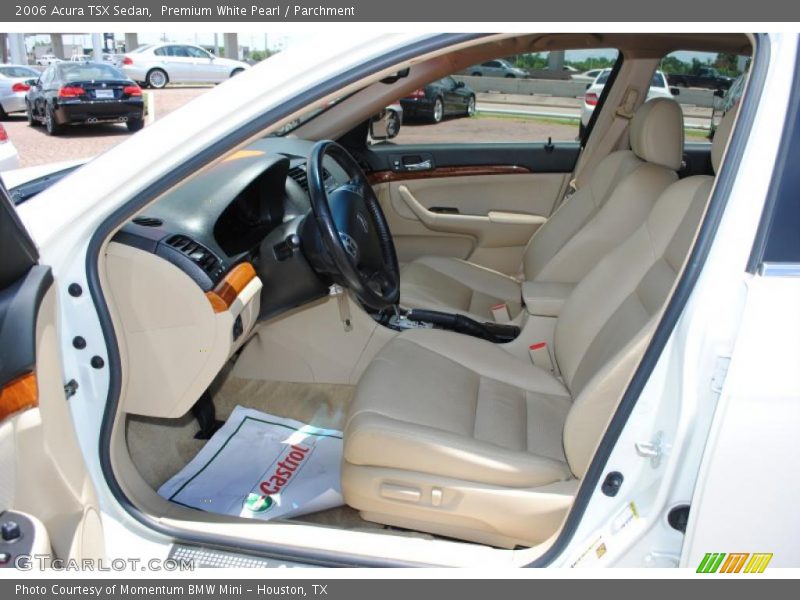 Premium White Pearl / Parchment 2006 Acura TSX Sedan