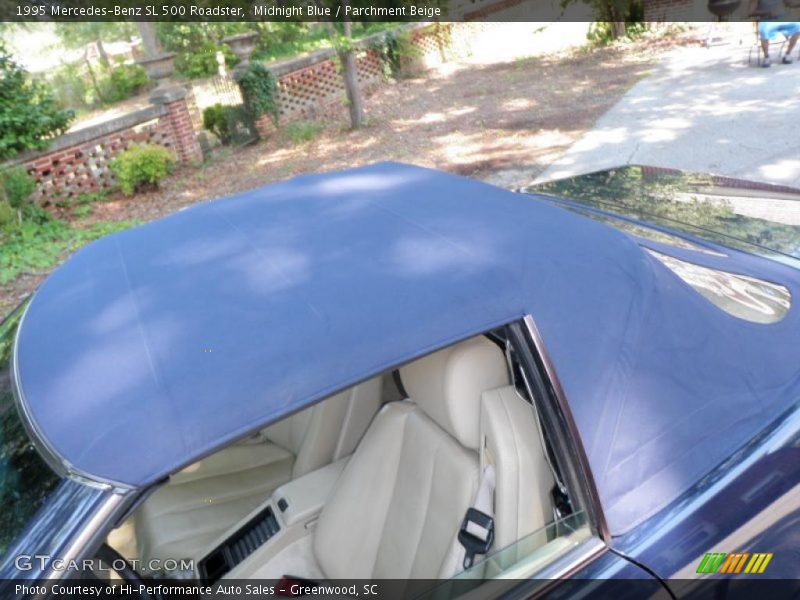 Midnight Blue / Parchment Beige 1995 Mercedes-Benz SL 500 Roadster