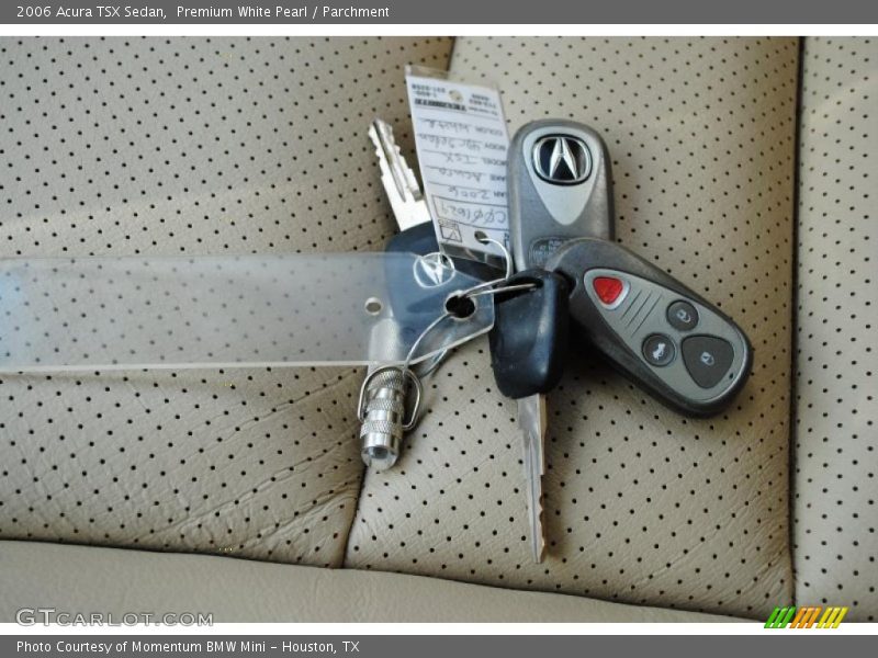 Premium White Pearl / Parchment 2006 Acura TSX Sedan