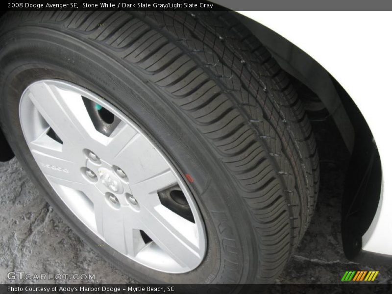 Stone White / Dark Slate Gray/Light Slate Gray 2008 Dodge Avenger SE