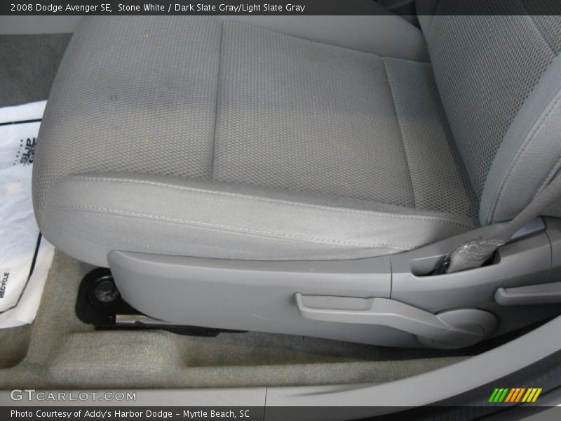 Stone White / Dark Slate Gray/Light Slate Gray 2008 Dodge Avenger SE