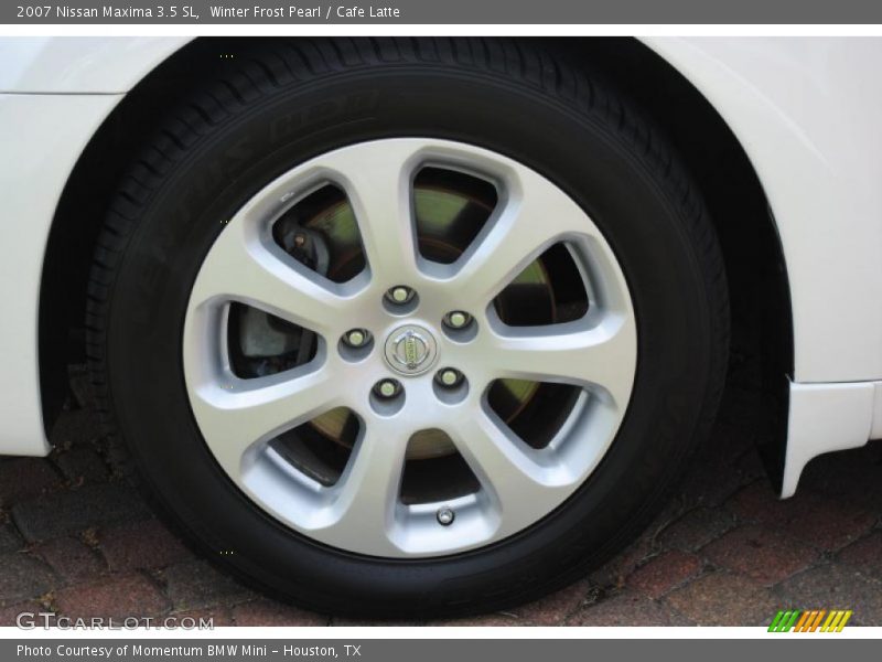 Winter Frost Pearl / Cafe Latte 2007 Nissan Maxima 3.5 SL