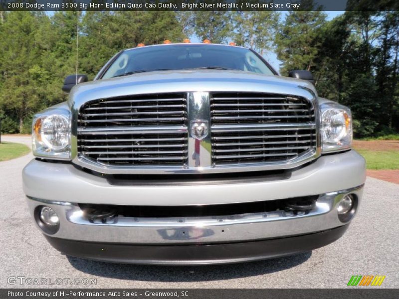 Bright Silver Metallic / Medium Slate Gray 2008 Dodge Ram 3500 Big Horn Edition Quad Cab Dually
