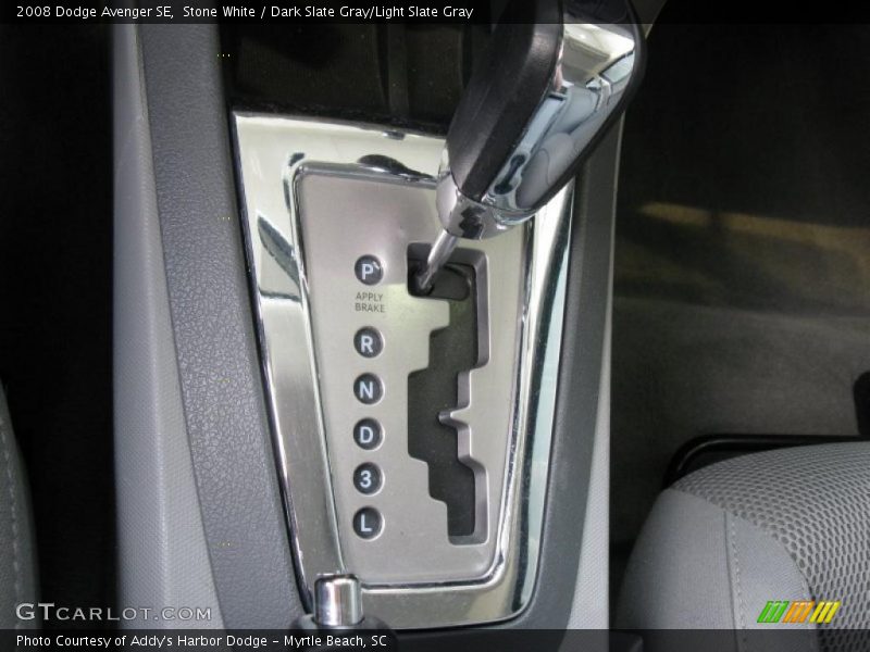 Stone White / Dark Slate Gray/Light Slate Gray 2008 Dodge Avenger SE