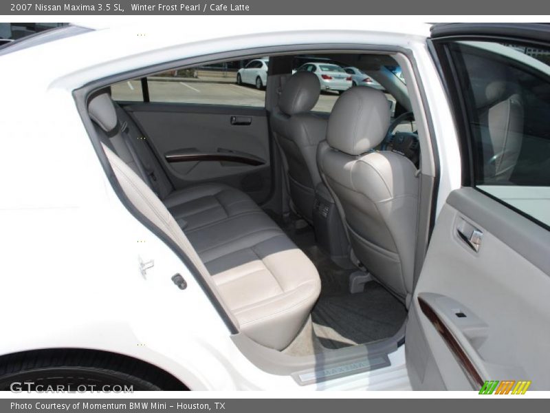 Winter Frost Pearl / Cafe Latte 2007 Nissan Maxima 3.5 SL