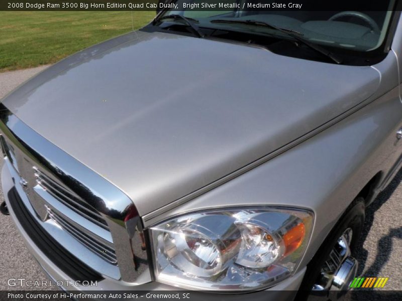Bright Silver Metallic / Medium Slate Gray 2008 Dodge Ram 3500 Big Horn Edition Quad Cab Dually