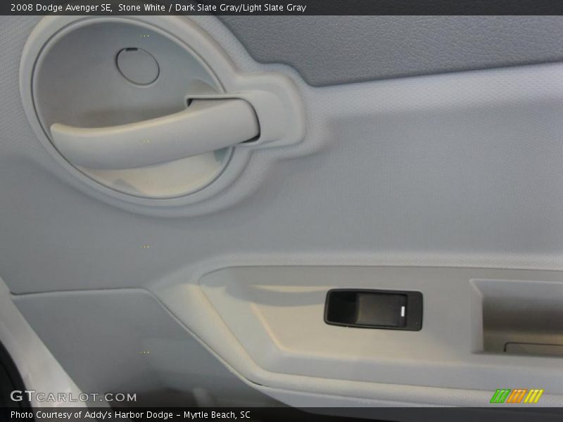 Stone White / Dark Slate Gray/Light Slate Gray 2008 Dodge Avenger SE