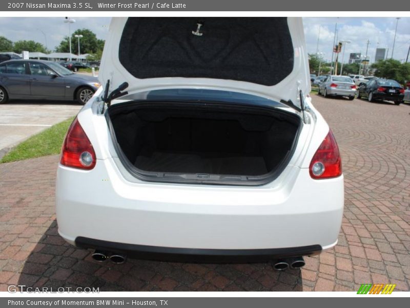 Winter Frost Pearl / Cafe Latte 2007 Nissan Maxima 3.5 SL