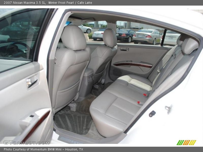 Winter Frost Pearl / Cafe Latte 2007 Nissan Maxima 3.5 SL