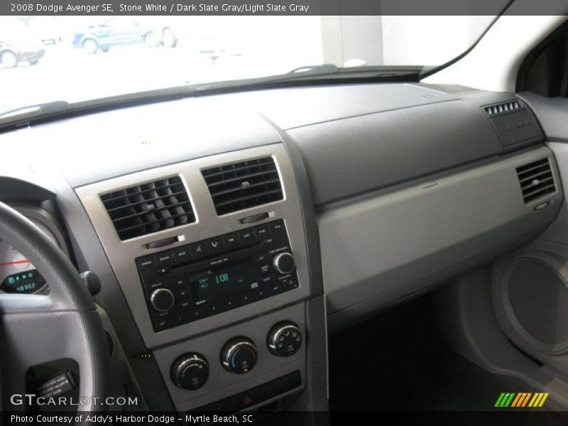 Stone White / Dark Slate Gray/Light Slate Gray 2008 Dodge Avenger SE